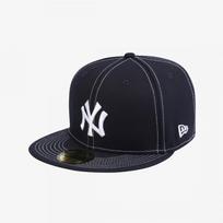 New Era New York Yankees Dygsniuota prigludusi kepuraitė Tamsiai mėlyna 15206389 NAVY/718