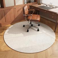 YISHANG Round Carpet Chair Mat, Gaming Computer Chair Foot Pad, Home Study Rocking Chair Wooden Floor Protection Mat