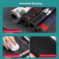Mouse Pad, New Small Size Computer Desk Mat, Portable, for And Motivation, Text Game Pad, Washable, Quick-Drying, No Edge Curling, 400*300*3mm, Niushu