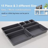 Interlocking Desk Drawer Organiser Separator for Office,Bathroom,Kitchen,Makeup B002