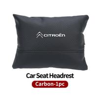 ALB1   Car Seat Headrest Neck Pillow Support Cotton Protector Cushion For Citroen C5 C1 C2 C6 C4L DS3 DS4 DS5 C-Elysee Grand Berlingo