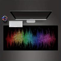 Colorful Particles Mousepad Desk Pad Large Gaming Mouse Pad Gamer Ofice Mat Mouse Pad Light Gaming Room Desk Mat Unisex 30cmx60cm(11.8x23.6inch)