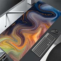 Abstract Wavy Pattern Mousepad Desk Pad Large Gaming Mouse Pad Gamer Ofice Mat Mouse Pad  Pad Unisex 30cmx60cm(11.8x23.6inch)