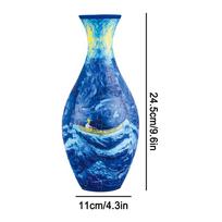 2026 Puzzle Vase 3D Vase Puzzle Puzzle Planter With Removable Water Cup Made By 160 Curved Puzzle For Flower Arrangements