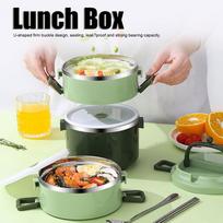 Stainless Steel 304 Insulated Lunch Box Food Storage Container  For Picnic 1 Layer