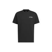Adidas X National Geographic Graphic Print Outdoor Sports Short Sleeve T-Shirt Men Tops Black IS9515 S black