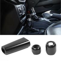 3pcs Center Handbrake Brake Gear Shift 4WD Trim Cover for Jeep Wrangler JL 2018+