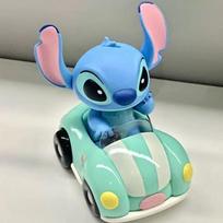 Anime Figures Stitch Figure Trip Car Collection Kawaii Stich Riding Doll Action Figure Model Ornament Toys Gift