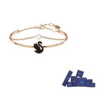 Swarovski Swan Bangles Womens Rose Gold M-Original brand box rožinio aukso spalvos