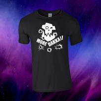 Dakka Ork Miniature Tabletop Wargaming Waagh Inspired Kids/Adults Top T-shirt XL black