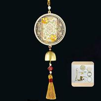 Traditional Wind Chime Pendant Unfinished Pearl Wind Chime Material Set  Home Decor Set 5