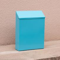 Metal Postbox with Lock Mailbox Versatile Drop Box Newspaper Holder Box  for Outside House žalia