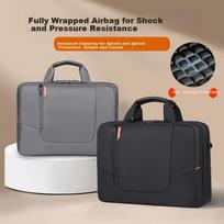BRINCH Laptop Bag, Handheld, 17/17.3 Inches, Shockproof, Suitable for Business Commute, Compatible with Lenovo Legion, Huawei, And Apple Laptops
