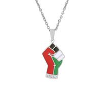 Karoliai Pakabukas Palestina Nerūdijantis Plienas Etninis Stilius Poros Dovana Aksesuarai sidabras