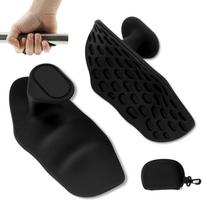 New Arrival Anti-Slip Rubber Weight Lifting Hand Grips with Grip Strengthener for Barbell Training and Palm Protection One size juoda