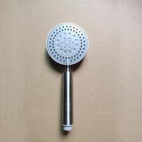 No Rust Heavy Duty Strong  5 Modes High Pressure Handheld Brushed 304 Stainless Steel Shower Head for Bathroom (as the picture,Stainless Steel)