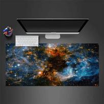 Galaxy Pattern Mousepad Desk Pad Large Gaming Mouse Pad Gamer Ofice Mat Mouse Pad Light Gaming Room Desk Mat Unisex 30cmx60cm(11.8x23.6inch)