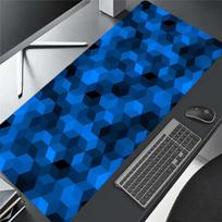 Three-dimensional Blue Cube Mousepad Desk Pad Large Gaming Mouse Pad Gamer Ofice Mat Mouse Pad  Pad Unisex 30cmx60cm(11.8x23.6inch)