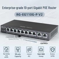 Ruijie RG-EG110G-P V2 Enterprise 8-Port Gigabit PoE Router/Gateway (CN version)