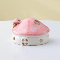 Ceramic Mosquito Coil Burner Cute Aroma Coil Burner New Incense Holder  Home Gadgets rožinė