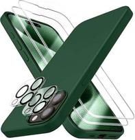 Etui obudowa case do iphone 15 pro plecki ochrona ekranu aparatu zielony