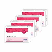 Leeford Women's Acnetoin Anti Acne Bathing Soap Bar Combo Pack, Enriched With Tea Tree Oil & Vitamin E (75g Each Each) -Pack of 4