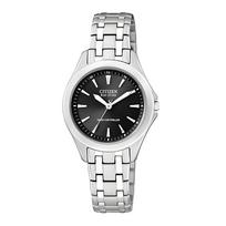 CITIZEN Classic Style Radio Wave Watch - Silver and Black - ES5040-51E juoda