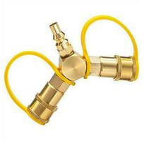 Propane Y-splitter  Adapter 1/4 Inch Connector  For Rv Trailer And Camping Propane Hose 46026#1