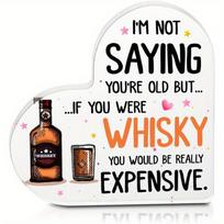 Whisky Humor Heart - Birthday Keepsake for Men with Photography Utility gryna