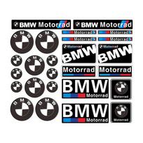 50-mečio Juoda ir Balta BMW Logotipo Motociklo Lipdukas Tinka Automobilio Kuro Bakui Šalmui Lagaminui Miegamojo Dekoras