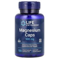 Life Extension Magnesium Caps 500 mg 100 Veggie Capsules 100 pcs - 1 ea