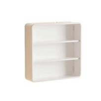 Multi-Layer Cosmetic Display Cabinet Large Capacity Removable Shelves Wall Mounted Display Rack Anti-Dust Magnetic Suction