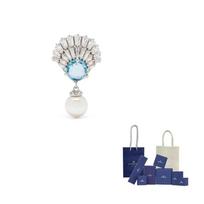 Swarovski Idyllia lašiniai auskarai F-Branded gift bag
