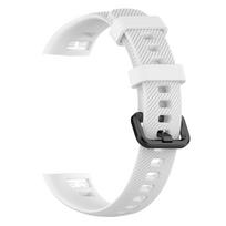 Sport Smart Wristband Replacement Watch Band for Honor Band 5 4 Wrist Strap Silicone balta