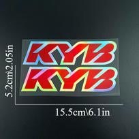 2 vnt. lenktyninės pakabos motociklo lipdukai Kyb šakės pakabos viniliniai lipdukai Yamaha Honda Suzuki Ktm Kawasaki Benelli