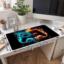 1PC gamepad fire Oversized Mouse Pad - Non-Slip Rubber Base Perfect for Office School Esports Home Decor Desk Mat 150A 30cmx60cm(11.8x23.6inch)