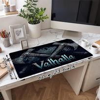 1PC Valhalla Axes Large Durable Mouse Pad Suitable for Office Desks, Gaming Desktops.Non-Slip Back P38 30cmx60cm(11.8x23.6inch)
