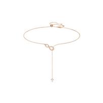 Swarovski Hyperbola serijos SWA INFINITY Amžinos meilės Y formos grandinėlės karoliai moterims 5521346 auksas