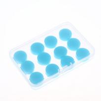 12PCS Reusable Silicone Wax Earplugs Silicone Ear Plug Swimming Moldable Earplugs Noise Reduction Cancelling Sleeping Protection mėlyna