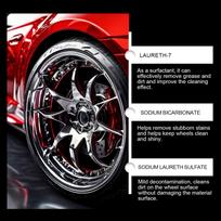 Car Wheel Tire Cleaner Spray 100ml Rim Cleaner Long Lasting Auto Detailing Polishing Tire Cleaning Tools for Auto Rim Care 100ml