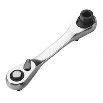 Chrome Vanadium Steel Wrench Torque Quick Socket Screwdriver Double Ended Wrench 72-Tooth Ratchet Compact Size