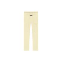 Fear of God Essentials Fleece-Lined FW22 Relaxed Sweatpants with Logo Drawstring Unisex Bottoms Gold FOG-FW22-601 M