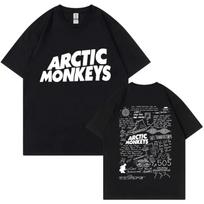 Arctic Monkeys Lyrics Limited Design Graphic T Shirts Men's Women Fashion Rock Oversized T-shirt Harajuku Trend T-shirts S