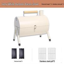 Portable Dual-Use Grill & Fry Enclosure for Outdoor Camping: Smokeless Barbecue Rack, Meat Roasting Oven, Ideal for Home & Gift.