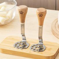 Meidi 304 Stainless Steel Bear Potato Masher (2-Pack)