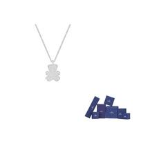 Swarovski meškučių karoliai moterims F-Original brand box platina