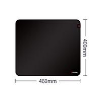 DAREU Gaming Mouse Pad, Large FPS Smooth Surface, Balanced Fine Texture Pad, 460*400*4mm Thickened Sink Edge, CSGO/war Table Mat, Ink Black