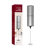 1Pc  Household Small Electric Milk Frother Coffee Milk Frother Handheld Milk Frother Blender Egg Beater