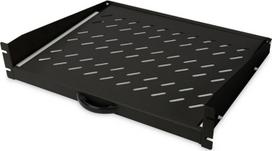 Ištraukiama lentyna komutacinei spintai DN-19-TRAY-2-450-SW, juoda