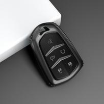 TPU Automobilio Raktų Dėklas Dangtelis Cadillac ATS CT6 CTS DTS XT5 Escalade ESV SRX STS XTS ELR 2014 - 2018 Nuotolinio Raktų Laikiklis Raktų Pakabukas